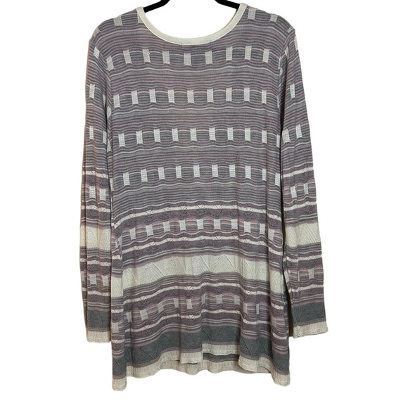 ASHLEY STEWART Long Sleeve Surplice Tunic Sweater 18/20 - Picture 5 of 10